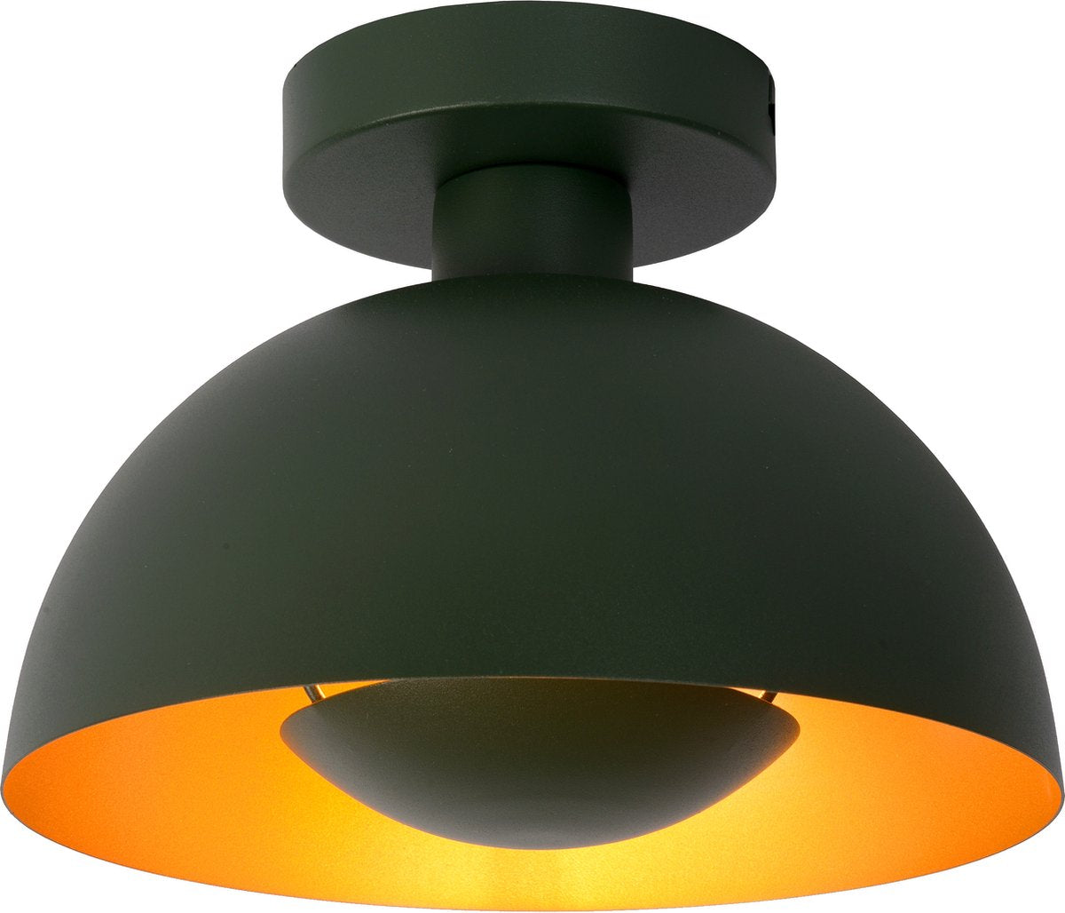 Lucide siemon - lampada da soffitto (lampada da soffitto) - ø 25 cm - 1xe27 - verde
