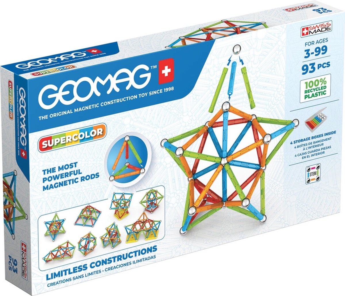 GEOMAG SUPER COLORE RECYLED, 93DLG.