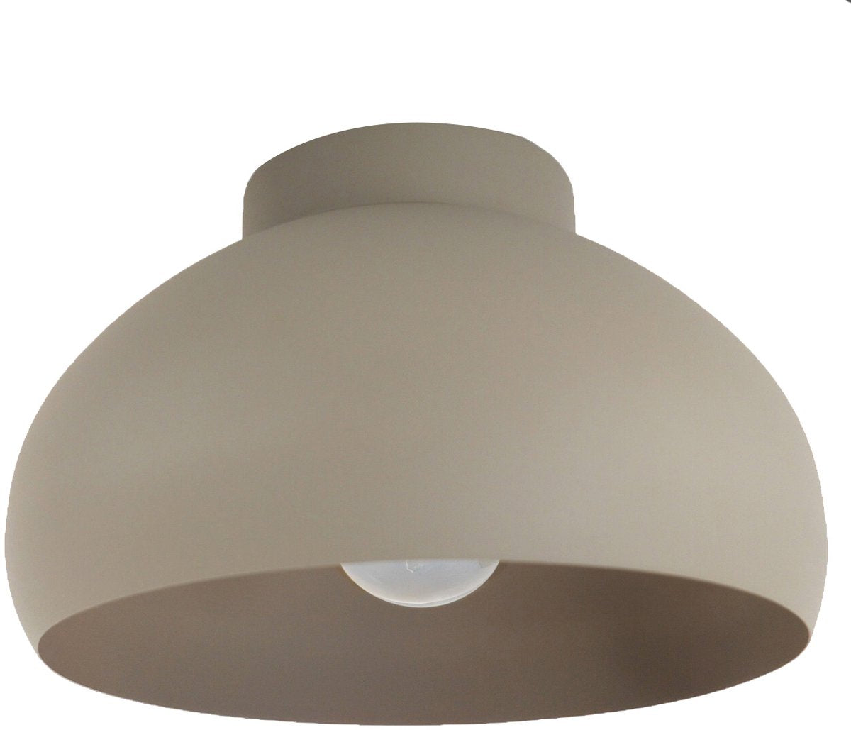 Lampada da soffitto Eglo mogano 2 - e27 - ø 28 cm - colore beige sabbia