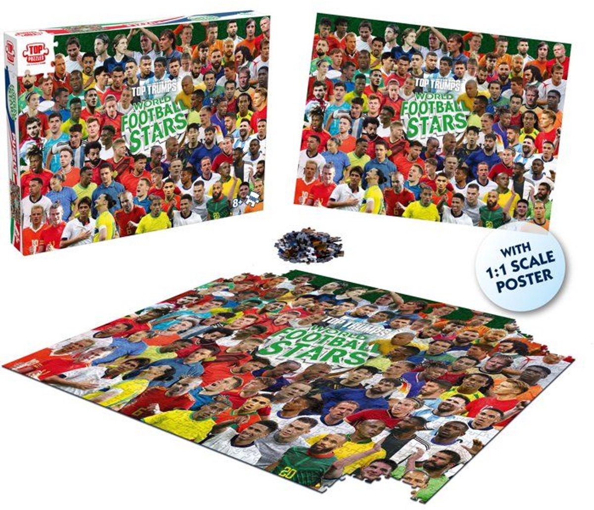 Puzzle con mosse vincenti - - Stelle del calcio mondiale 2026 - 1000 pezzi - da 8 anni