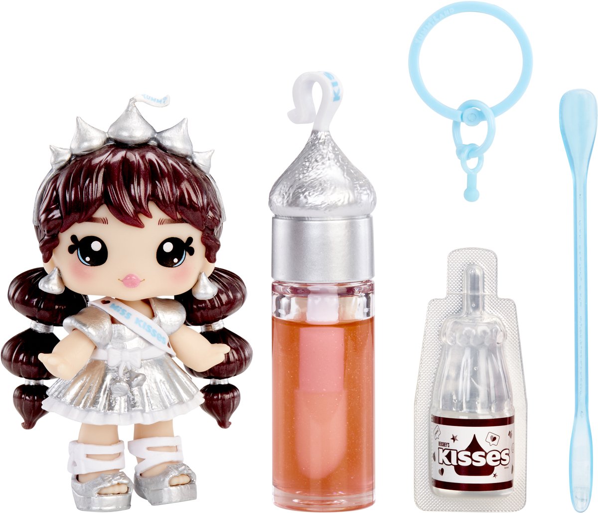 Muñeca brillo labial Yummiland - dulces con licencia - besos de hershey