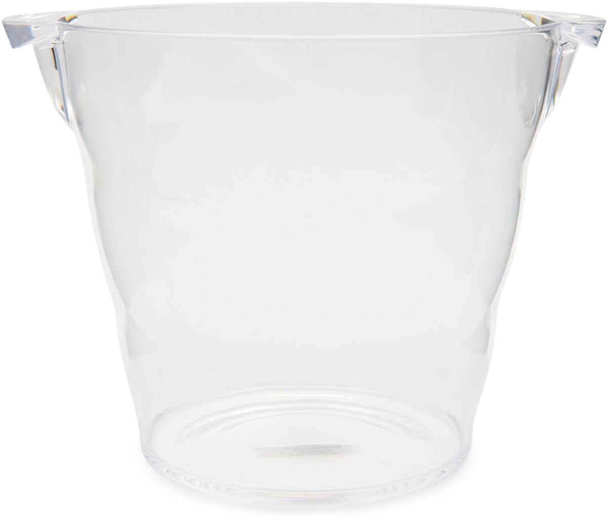Riviera maison wine cooler rotondo trasparente - refrigeratore per bottiglia azzurro - plastica - 10ml