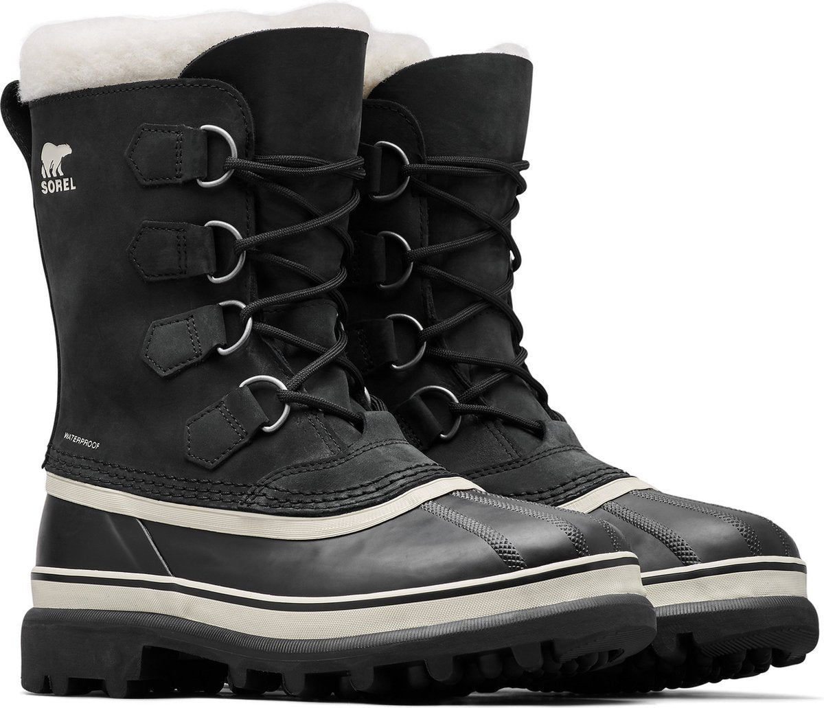 Sorel caribou™ wp women's snowboots - black, stone - maat 38.5