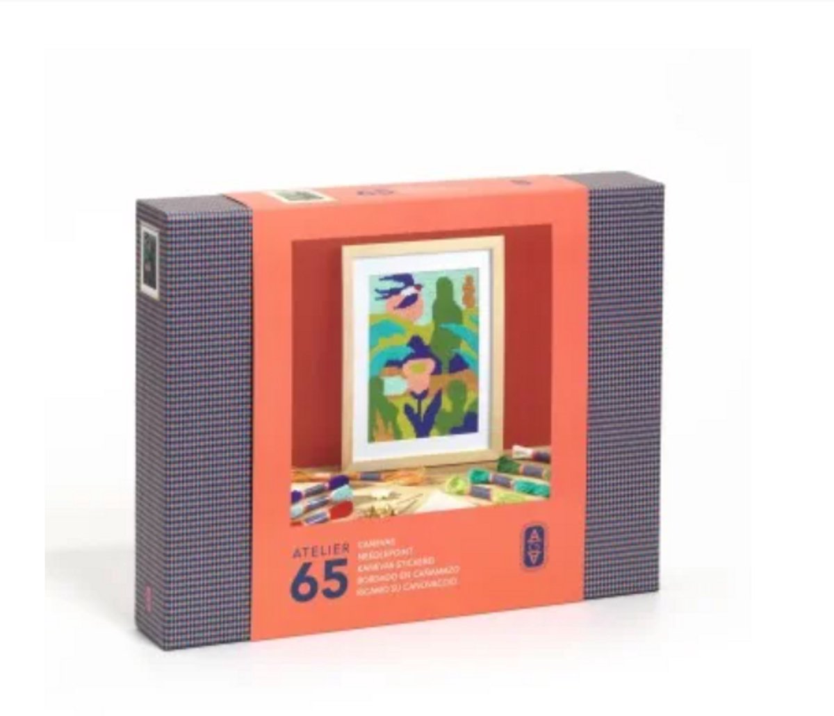 Taller de bordado Djeco sobre lienzo 65