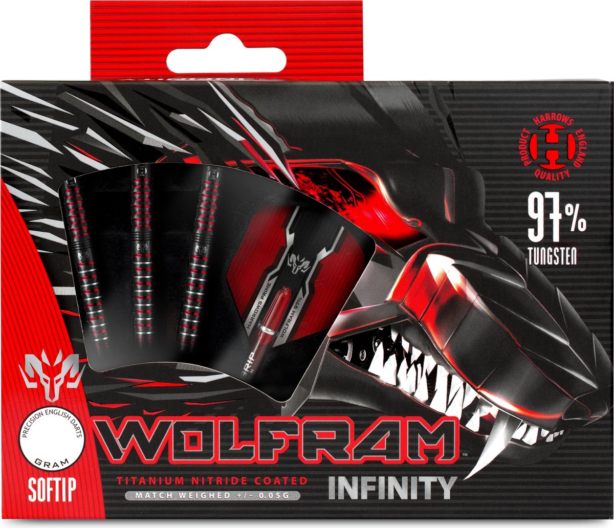 Harrows tungsteno infinito 97% tungsteno 23gr