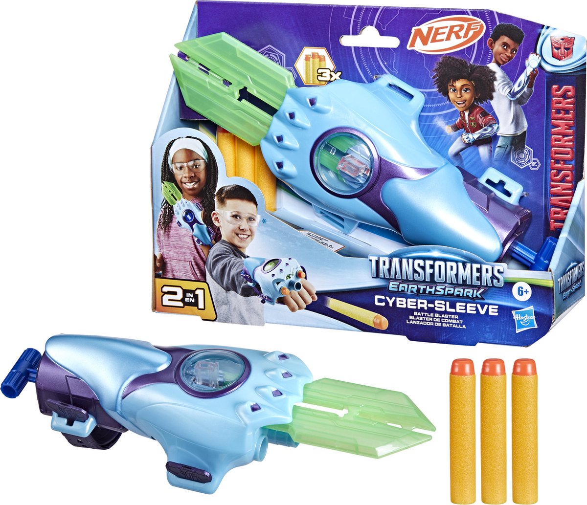 Trasformatori Nerf Earthspark cybersleeve - blaster