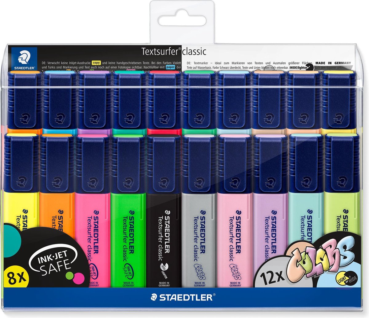 Pennarello per testo Staedtler Text Surfer Classic - set da 20 pz