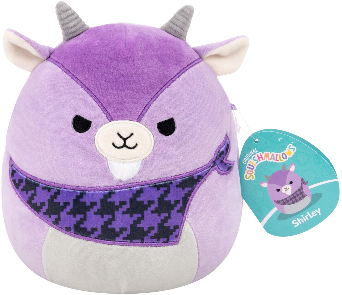 Peluche Jazwares Squishmallows - Shirley la capra - 19 cm