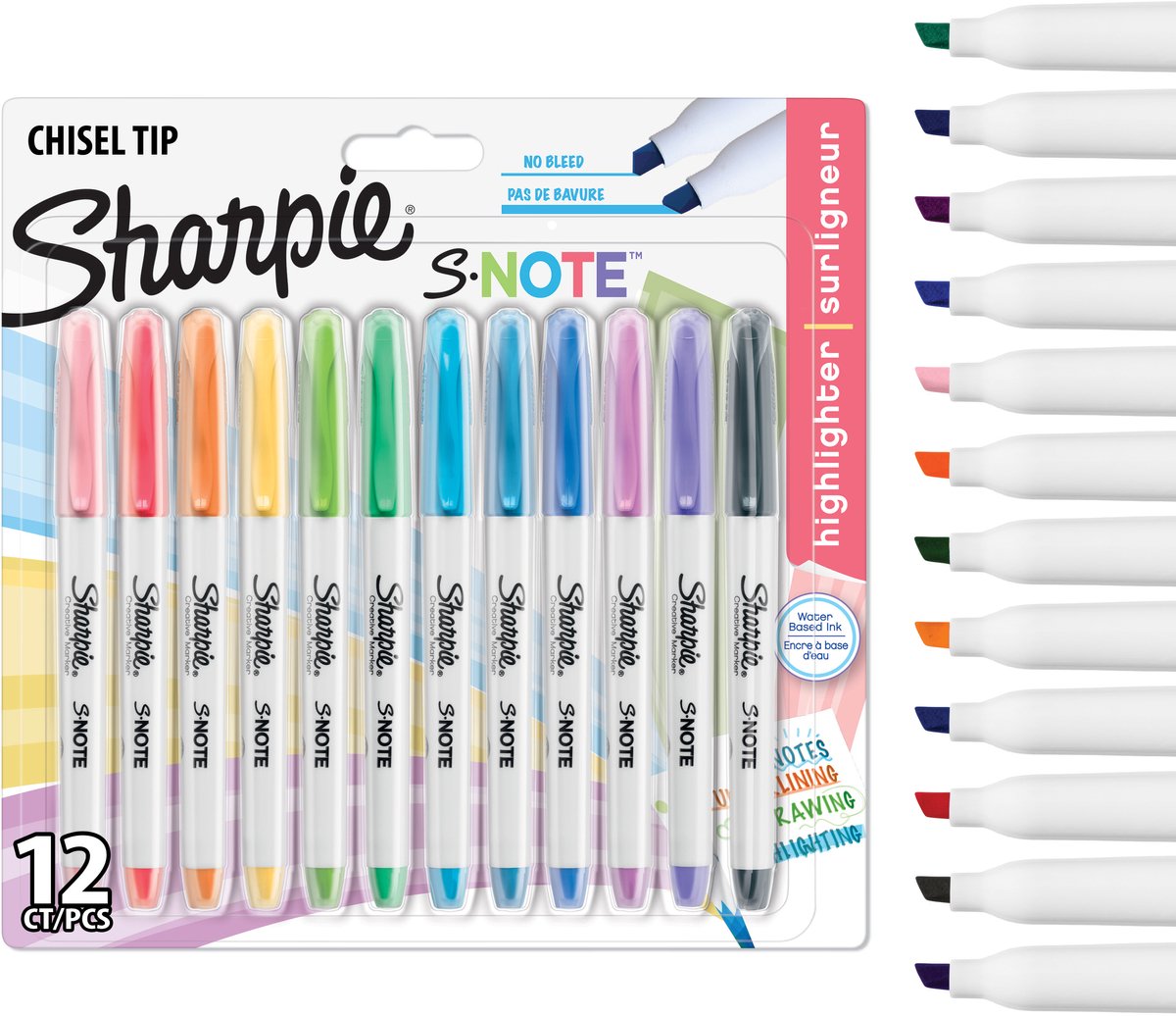 Rotulador 2138233 Sharpie punta cincel pastel