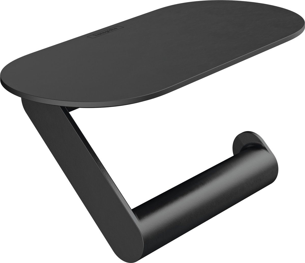 Hansgrohe wallstoris portarrollos 23x9,7x3,4cm negro mate