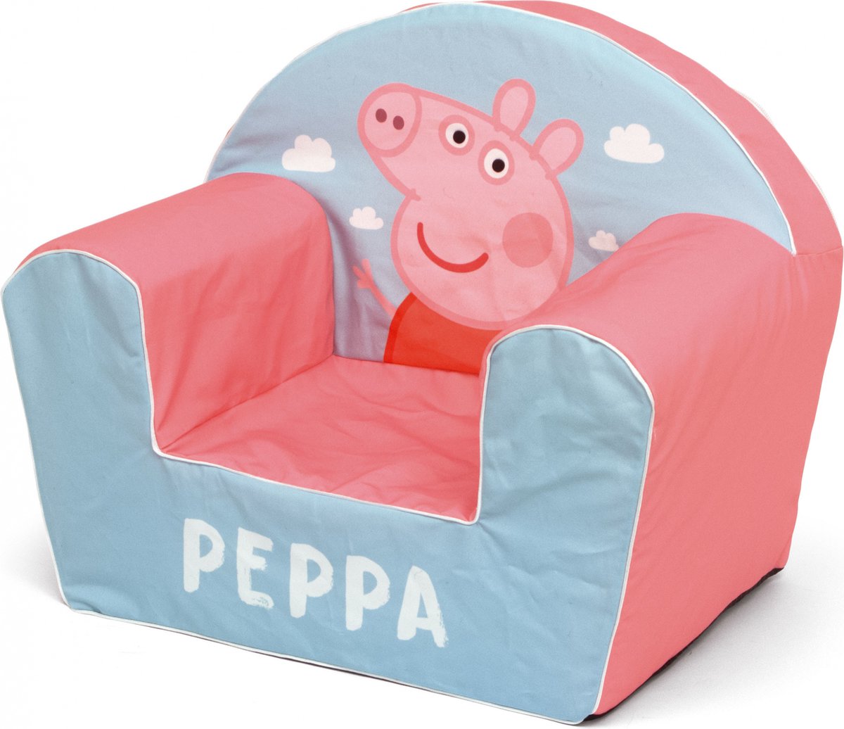 Sedia Nickelodeon Peppa Pig Junior 42 x 52 cm in schiuma blu rosa