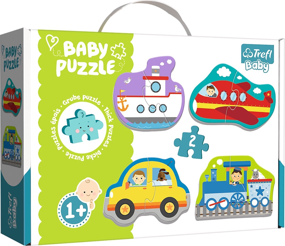 Puzzle de transporte de bebés Trefl - 8 piezas