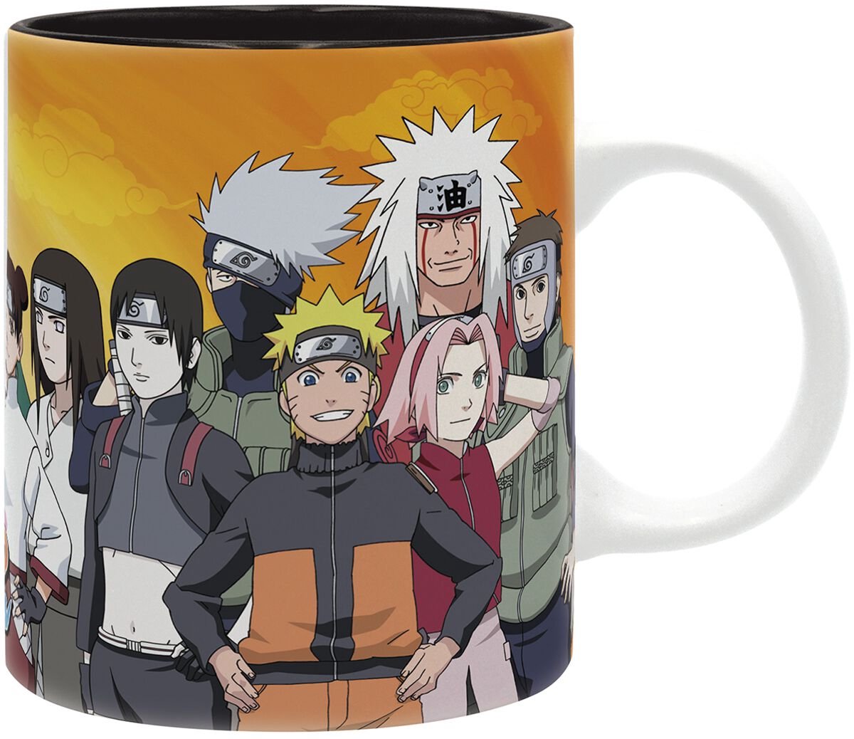 Naruto Shippuden - testa ninja Konoha in ceramica multicolore -