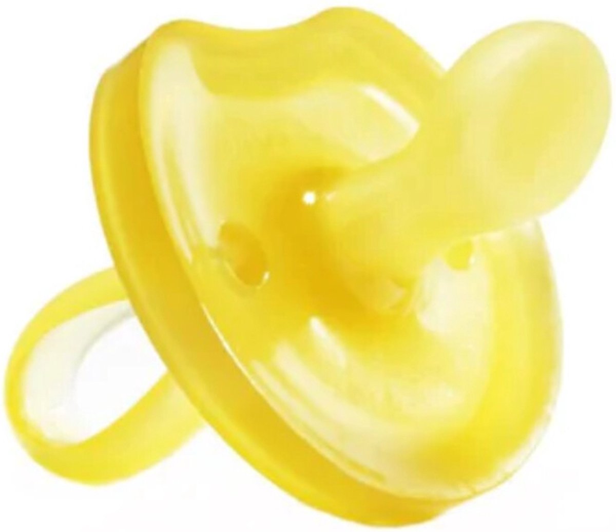 Ciuccio in gomma Natursutten - 6-12 mesi - scudo a farfalla - beccuccio anatomico