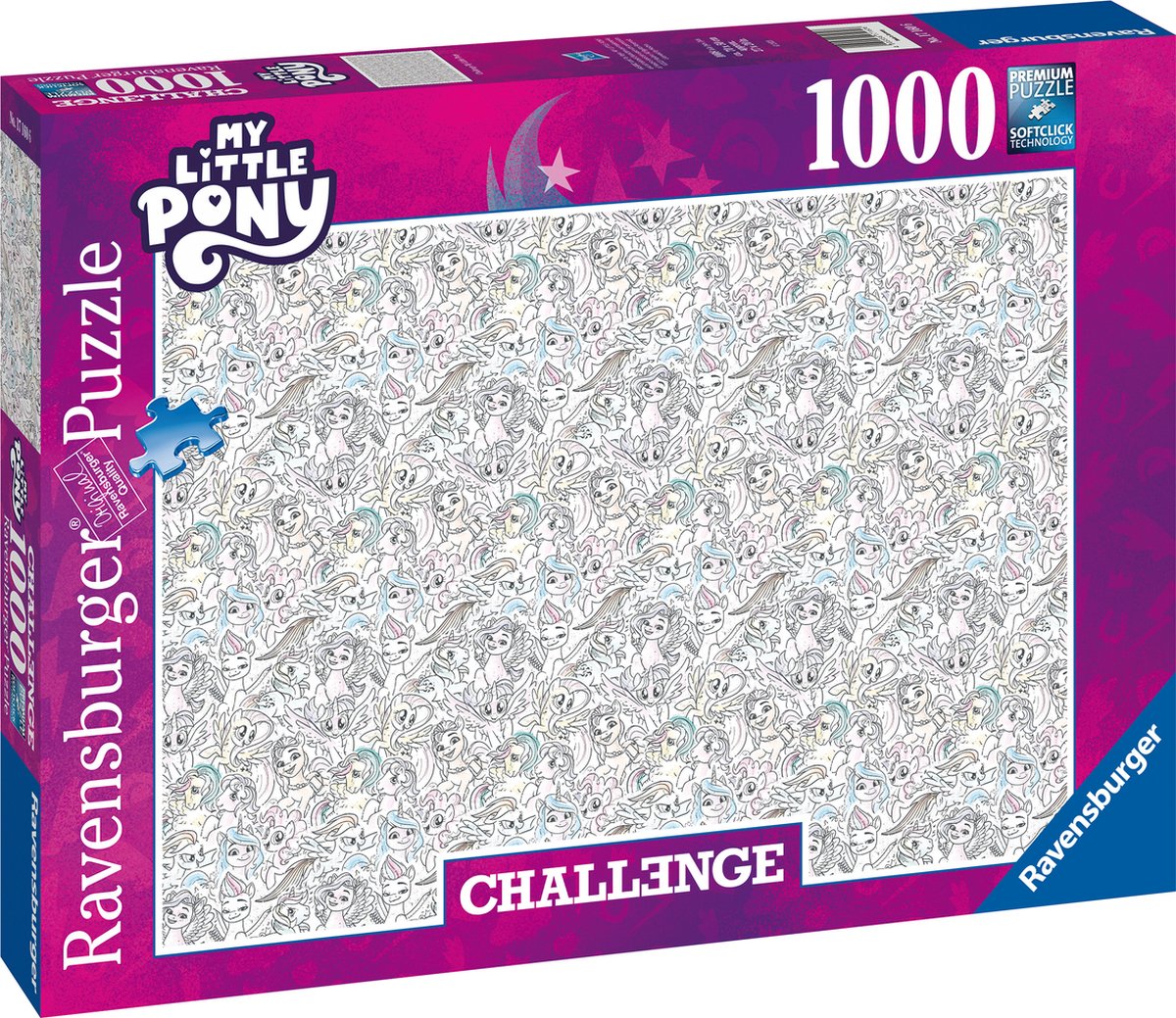 Ravensburger Puzzle Challenge My Little Pony - Puzzle - 1000 pezzi