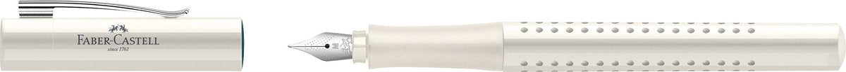 Pluma estilográfica Faber-Castell - grip 2010 - m - armonía leche de coco - fc-140820