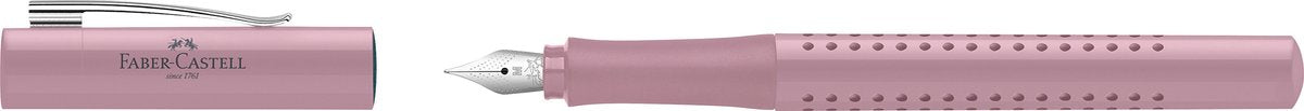 Pluma estilográfica Faber-Castell - grip 2010 - m - armonía rosa sombras - fc-140824