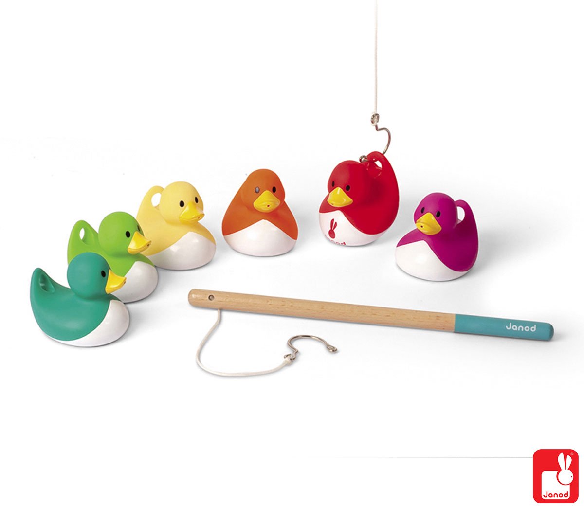 Janod - gioco di pesca - anatre con canna da pesca
