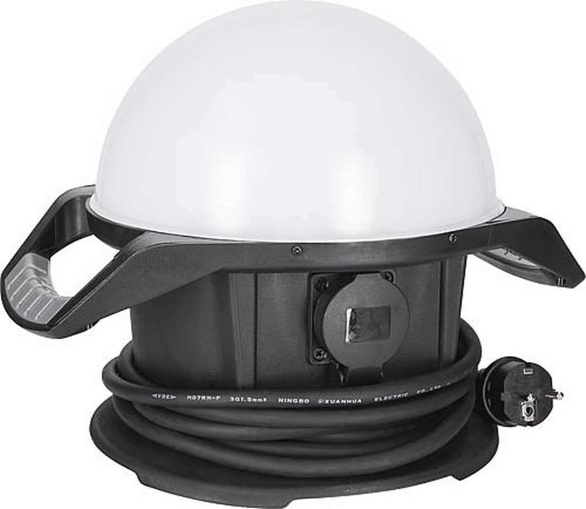 Ansmann werlamp ball led - 360° - ip54 - 6500k - con presa e gancio per appendere