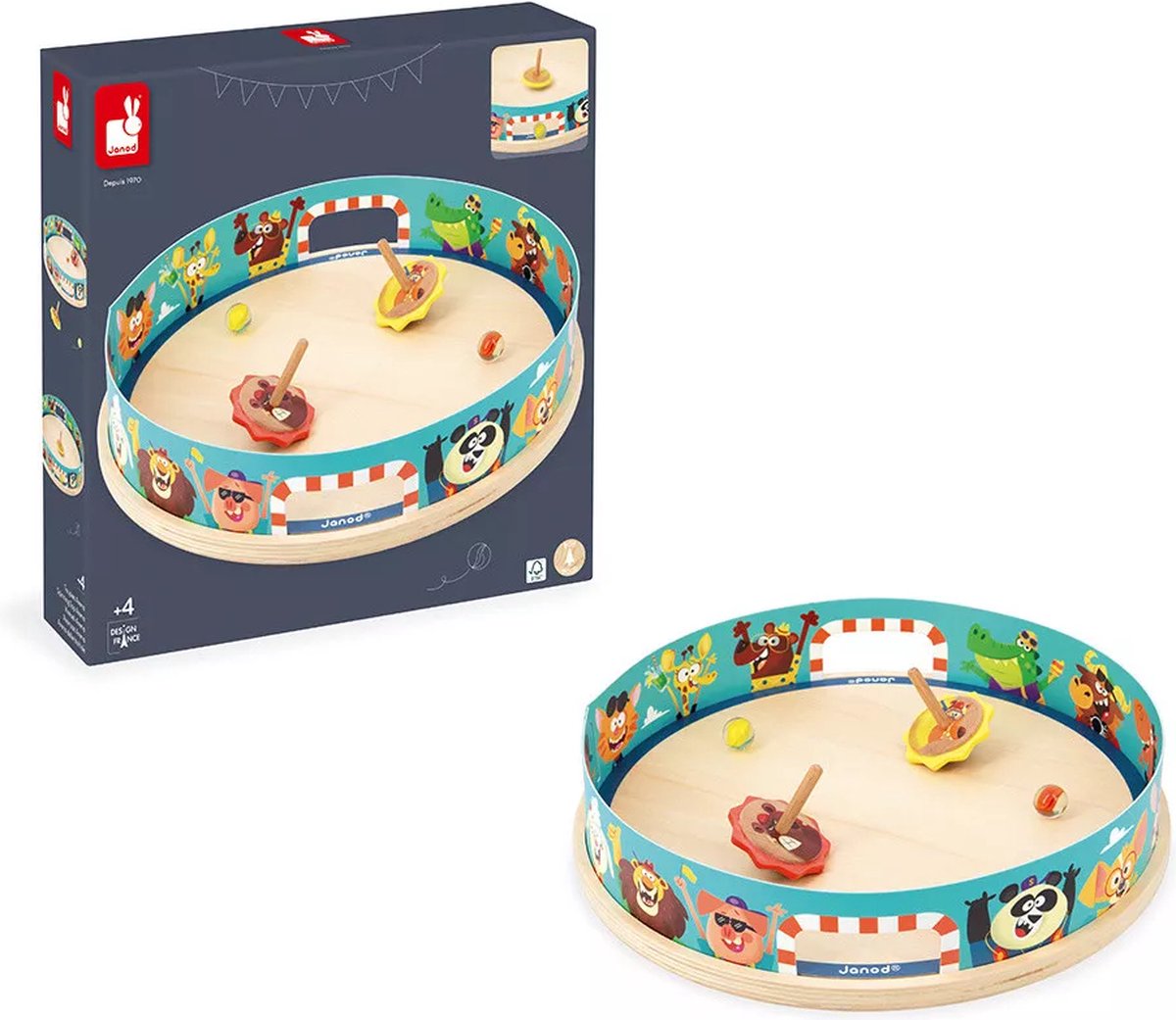 Janod - Apple Pop - Arena con trottole