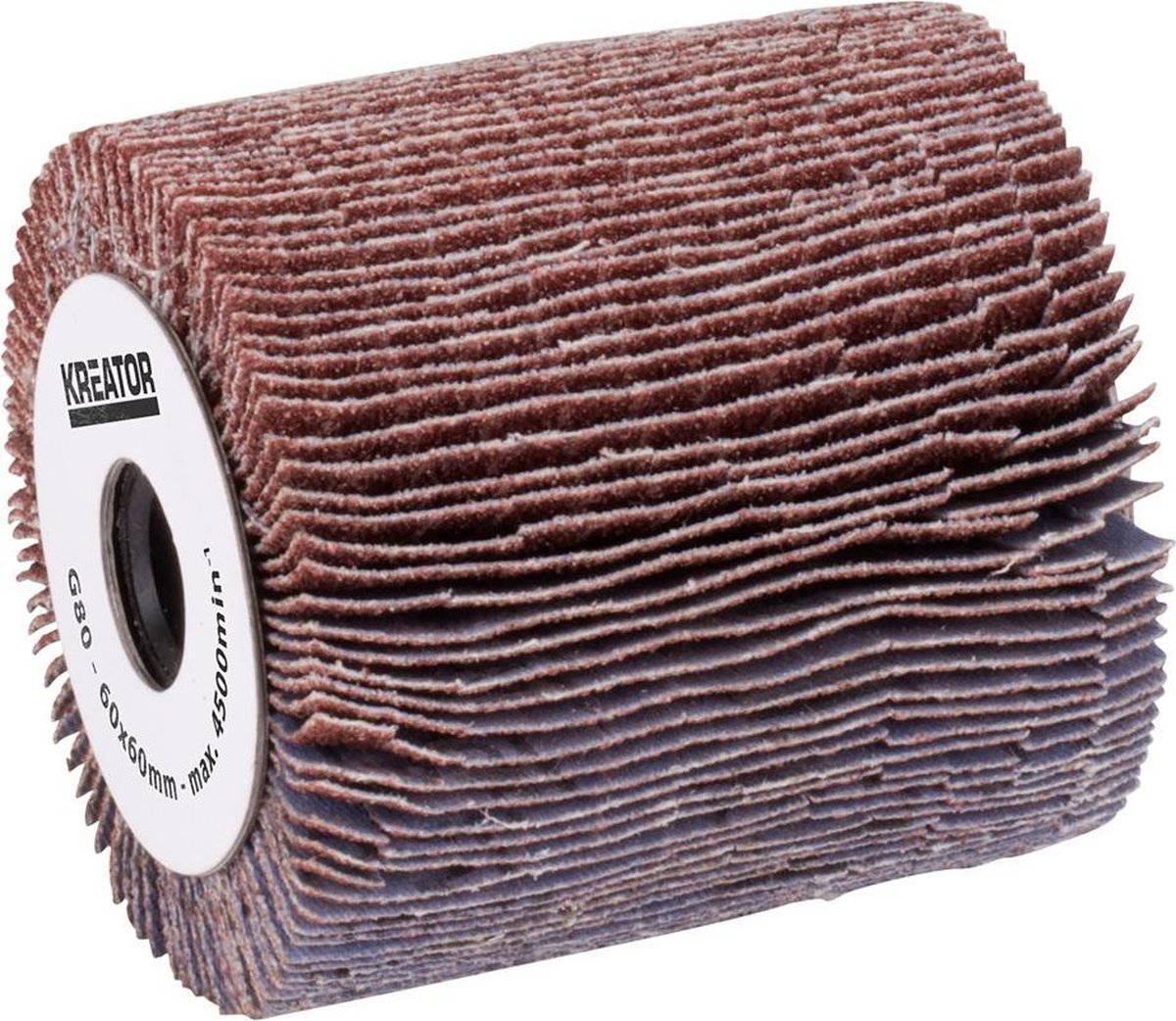 Kreator krt270211 lamellenrol - ø60 mm - korrel: 80