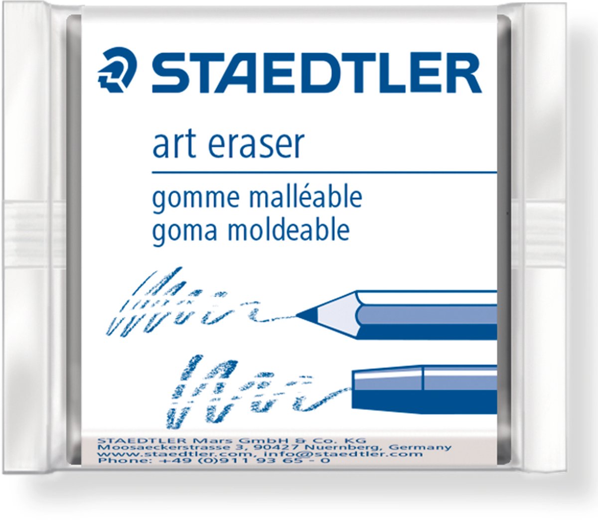 Gomma Staedtler grigia | 18 pezzi