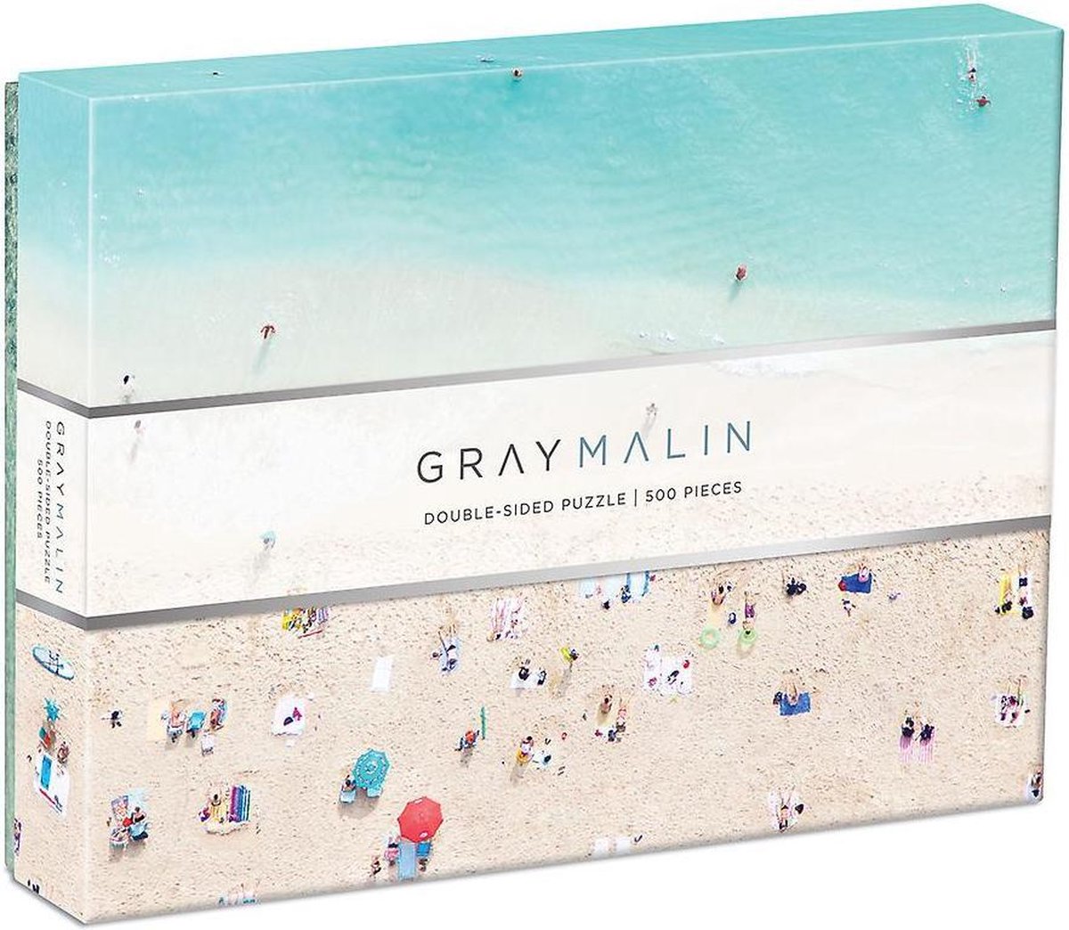 Puzzle Galison Grey Malin Hawaii Beach a 2 facce da 500 pezzi