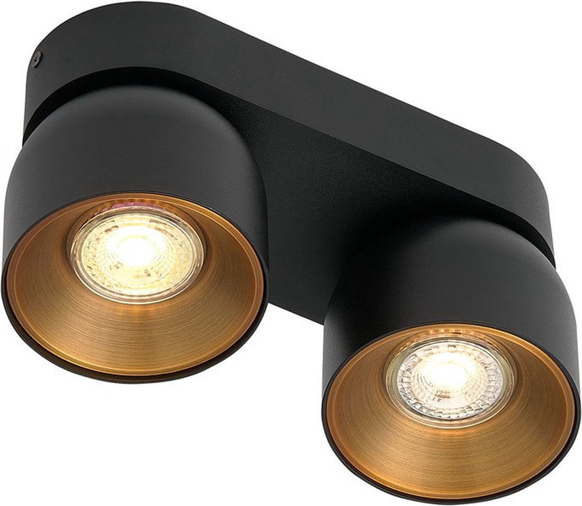 Jarra Nordlux-spot-ip20-2xgu10-negra