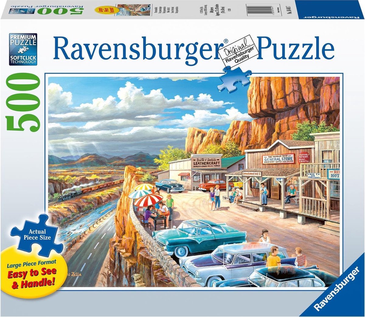 Puzzle Ravensburger bella vista - puzzle - 500 pezzi