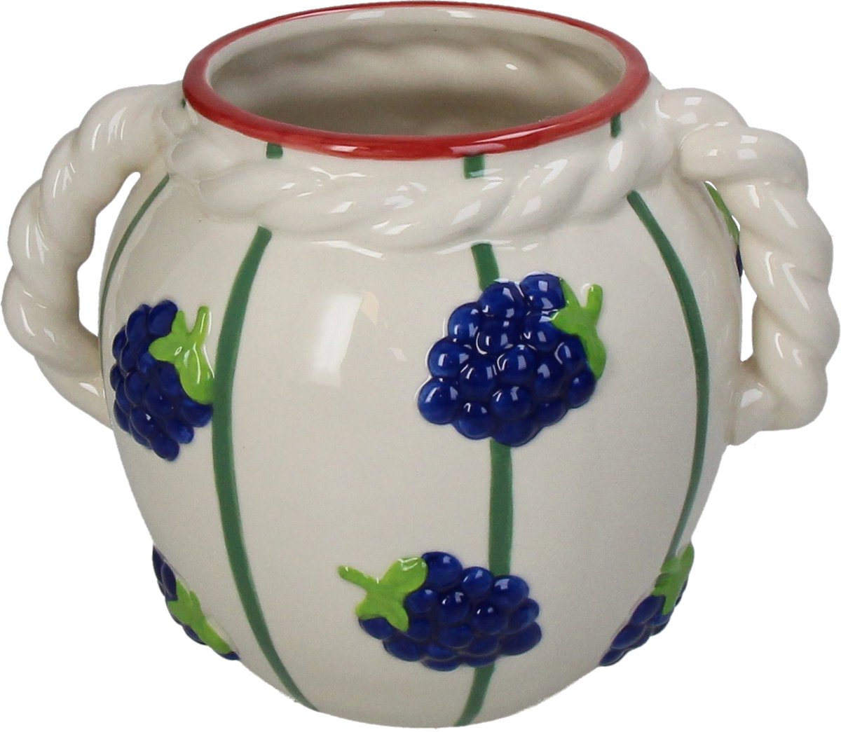 Vaso collezione HD uva terracotta 18x14,3x13,2cm