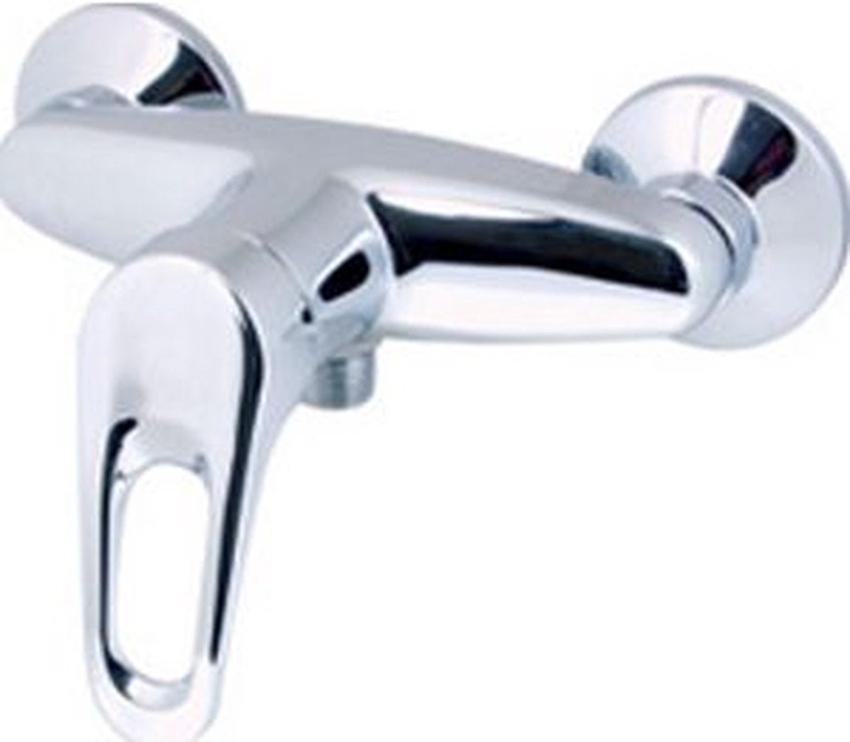Plieger solid - douchemengkraan - 15cm hartafstand - chroom