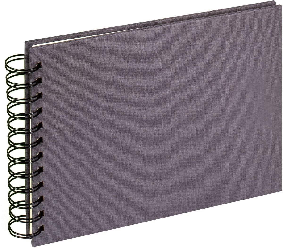 Walther sa-509-r cloth - spiraal album - formaat 23 x 17 cm - antraciet