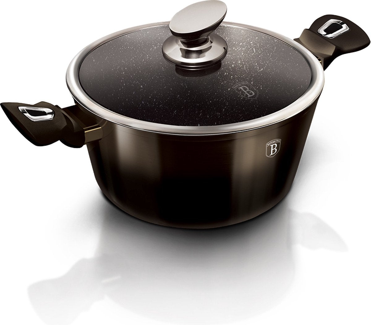 Berlinger haus braadpan shiny black 6,1 liter 28 cm aluminium