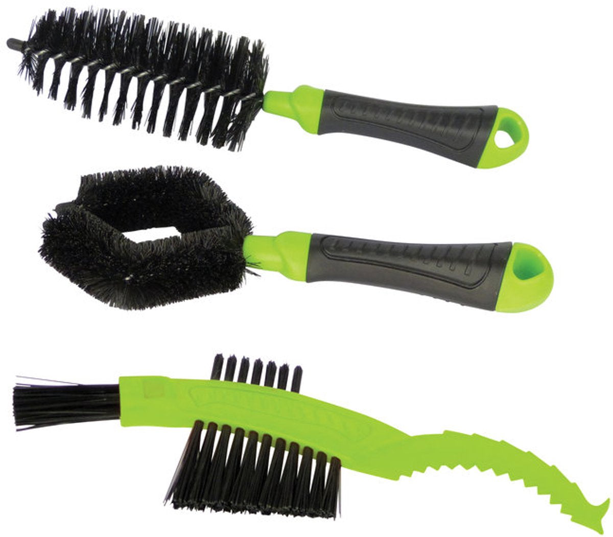 Juego de cepillos para bicicleta Dresco de 3 piezas | 3 cepillos de bicicleta para limpieza y mantenimiento de bicicletas