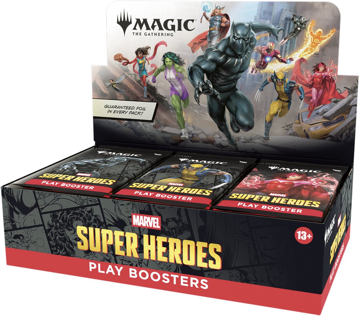 Magia: il raduno | i supereroi Marvel giocano con la scatola delle buste
