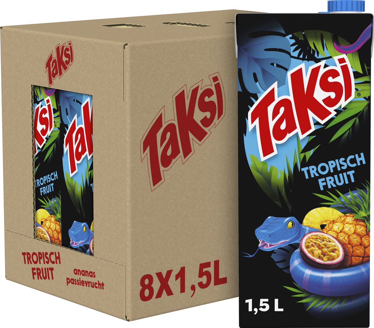 Taksi de frutas tropicales - 8 x 1,5l