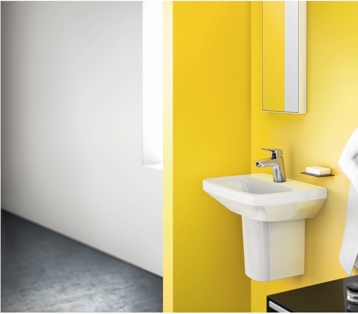 Hansgrohe Logis - miscelatore lavabo - funzionamento monocomando - cool start risparmio energetico - senza scarico - 70mm - cromo