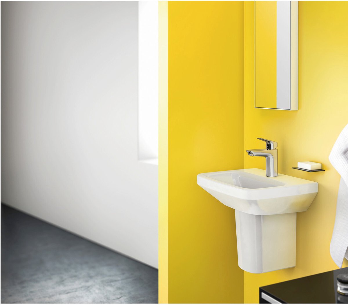 Hansgrohe Logis - miscelatore lavabo - funzionamento monocomando - cool start risparmio energetico - senza scarico - 100mm - cromo