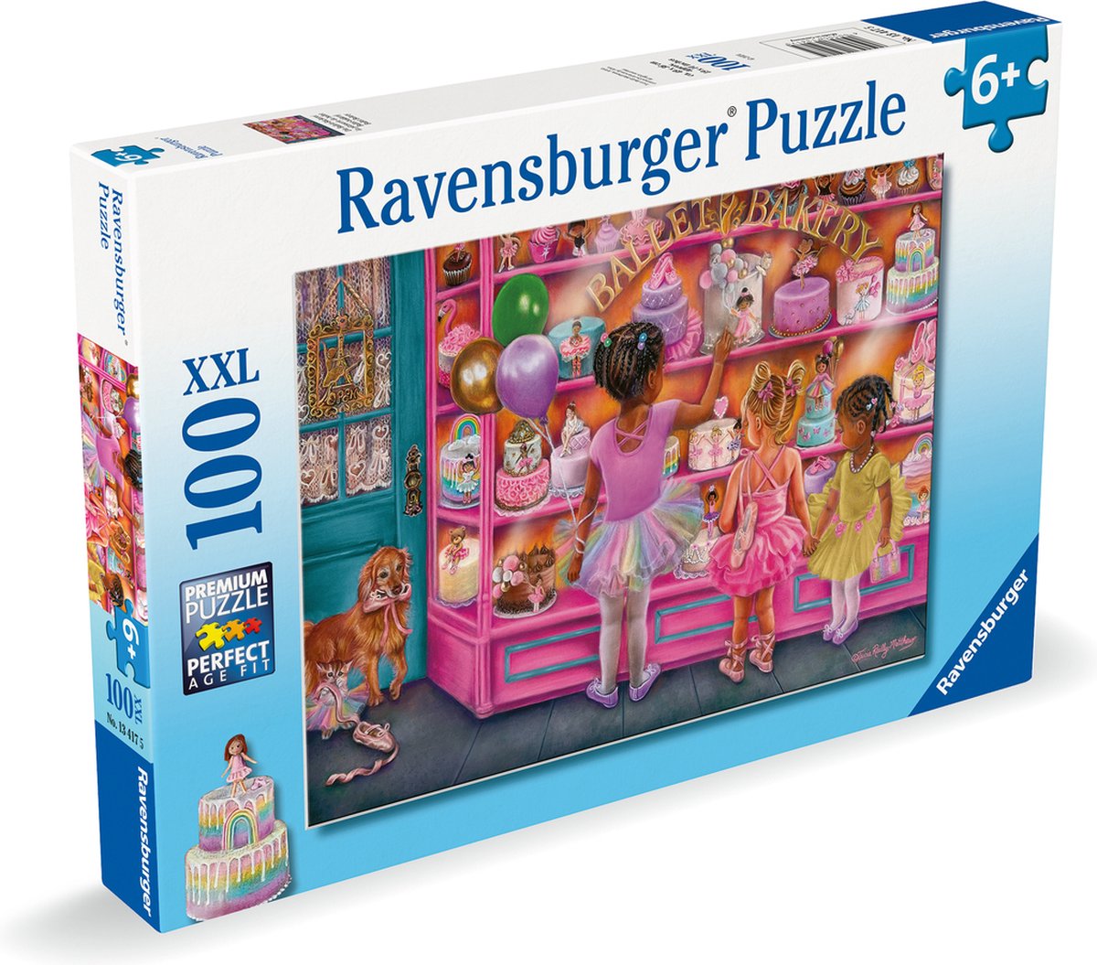 RAVENSBURGER JIGSAW Puzzle XXL Ballet e panetteria, 100 °.