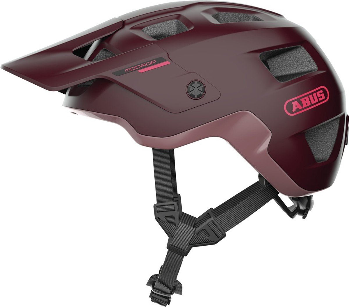 Abus fahrradhelm mtb modrop 68077-wildberry red-l