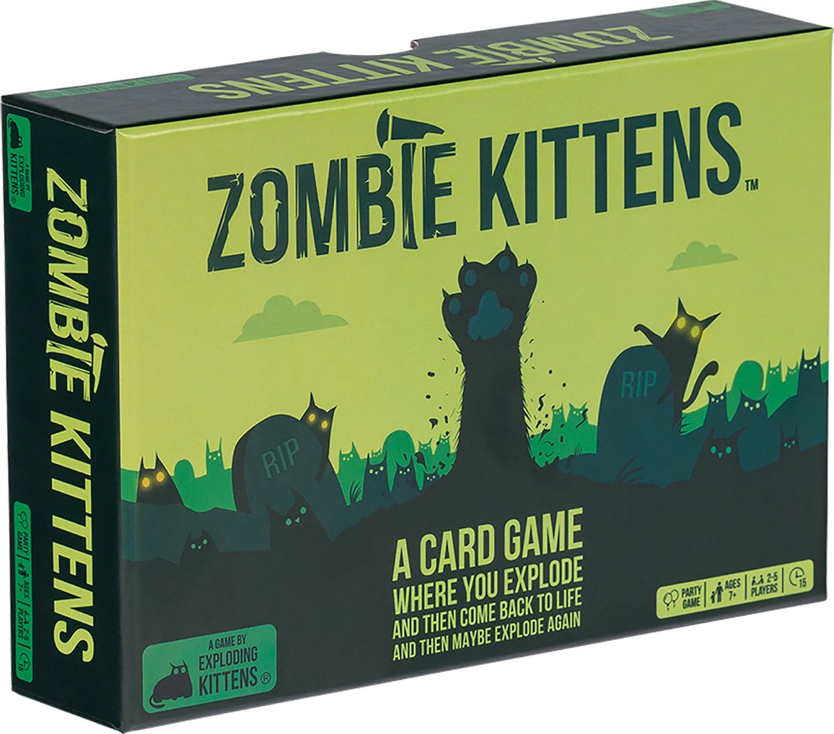Gattini che esplodono gattini zombie - gioco di carte inglese