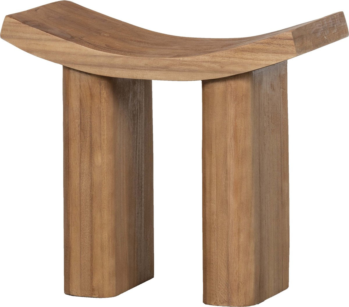Taburete Woood Japan - madera - natural - 45x50x25