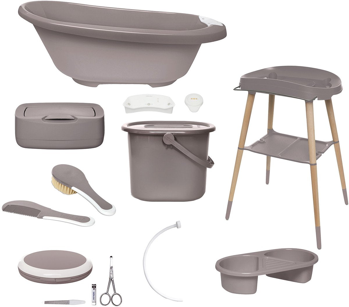 Set da bagno Bébé-jou 8 pezzi sense edition marrone gesso