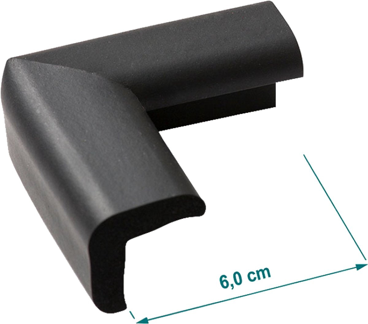 Unbrand sans marque jippie's - esquinas de mesa de espuma - 4 piezas - negro