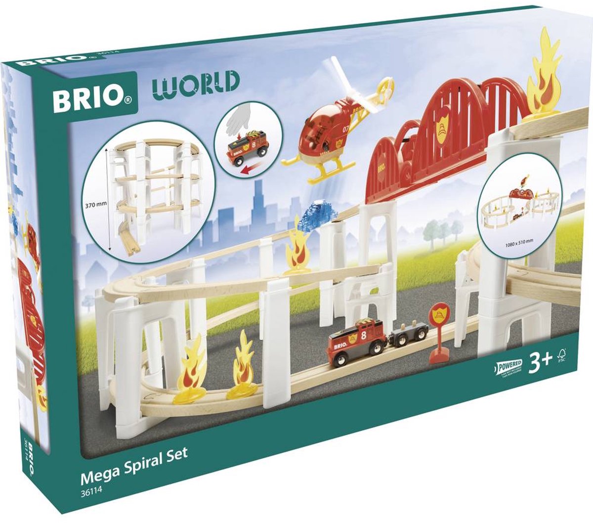 Brio 63611400 juego de rieles valle de montaña
