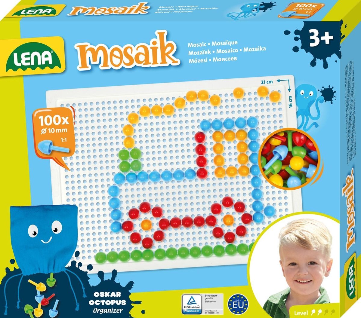 Set mosaico Lena colore 100pz 10mm