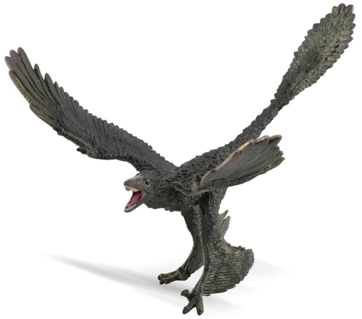 Figura Collecta - microraptor - 1:40 - prehistoria - pintado a mano - dinosaurio - miniatura