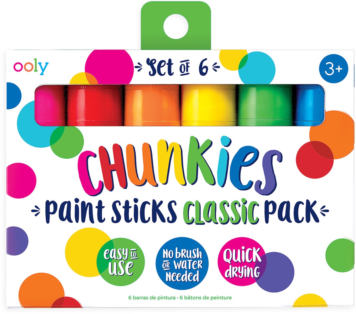 Ooly - Chunkies - Pennarelli a vernice - Set classico - Set da 6 pezzi