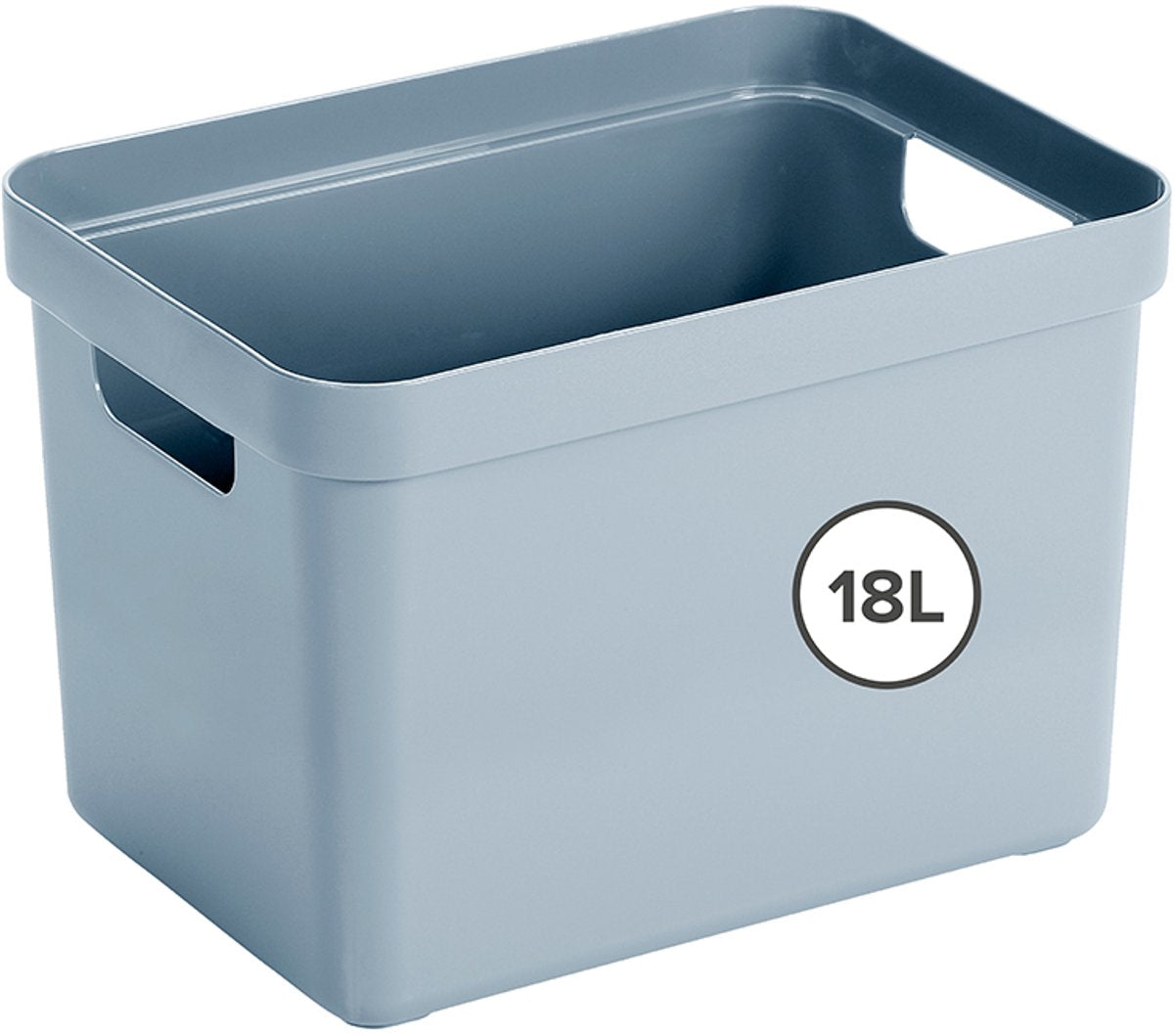 Sunware sigma home opbergbox 18l - 35x24.6x24.3 cm - blauw