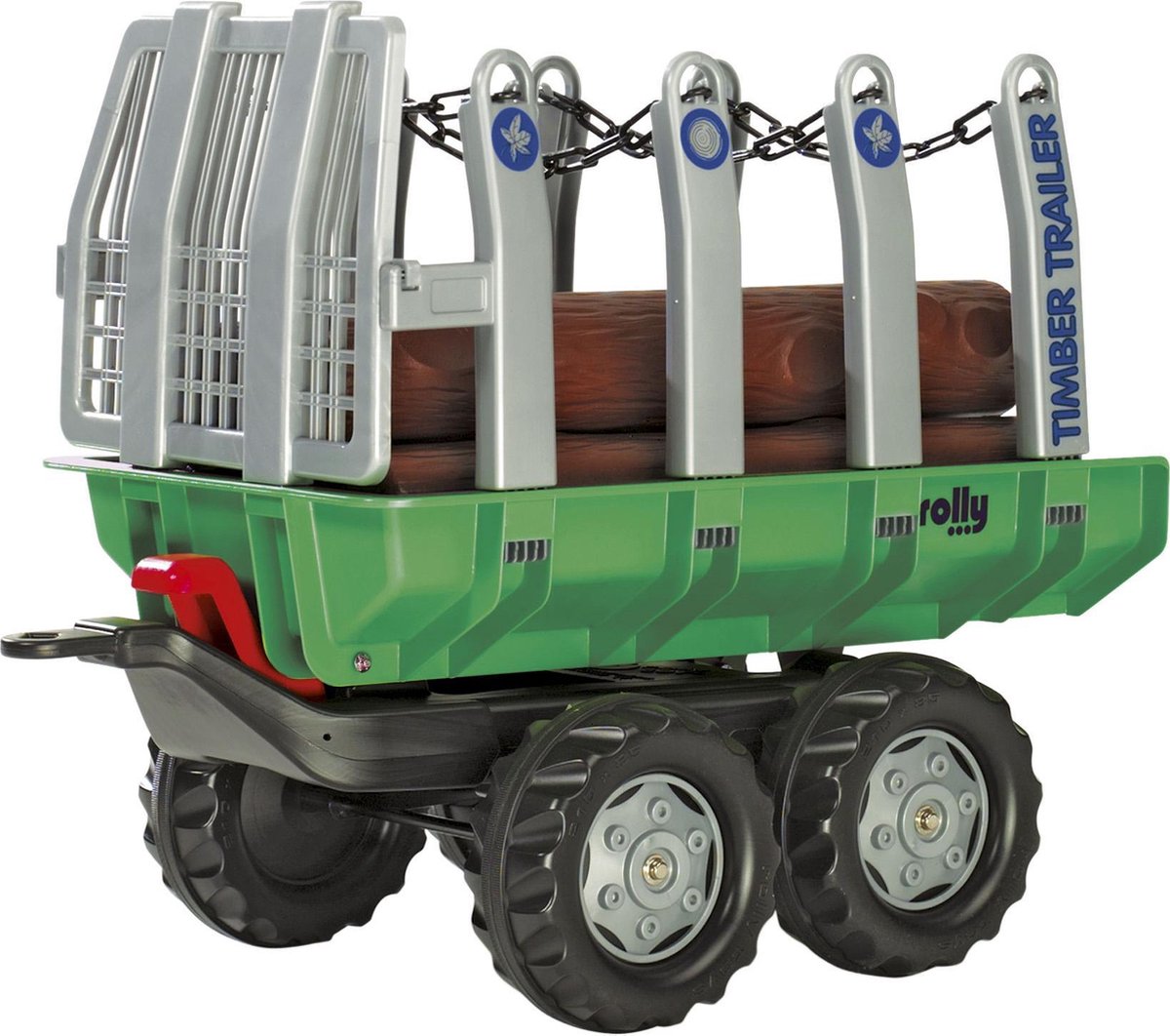 Rolly Toys Trailer con troncos de árboles